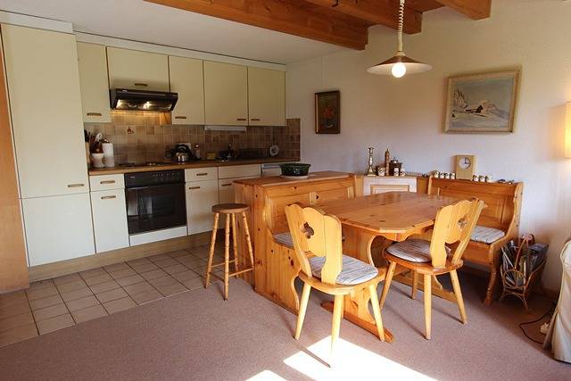 Ganze Ferienwohnung, Chalet Gros Pâquier - 2 Schlafzimmer und 1 Mezzanine, 73m², 5 Personen in La Lécherette, Château-d' Oex
