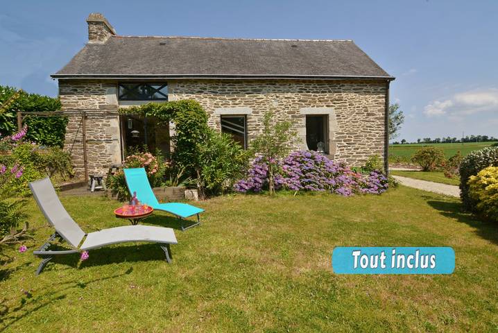 Gîte pour 5 personnes, avec jardin et terrasse