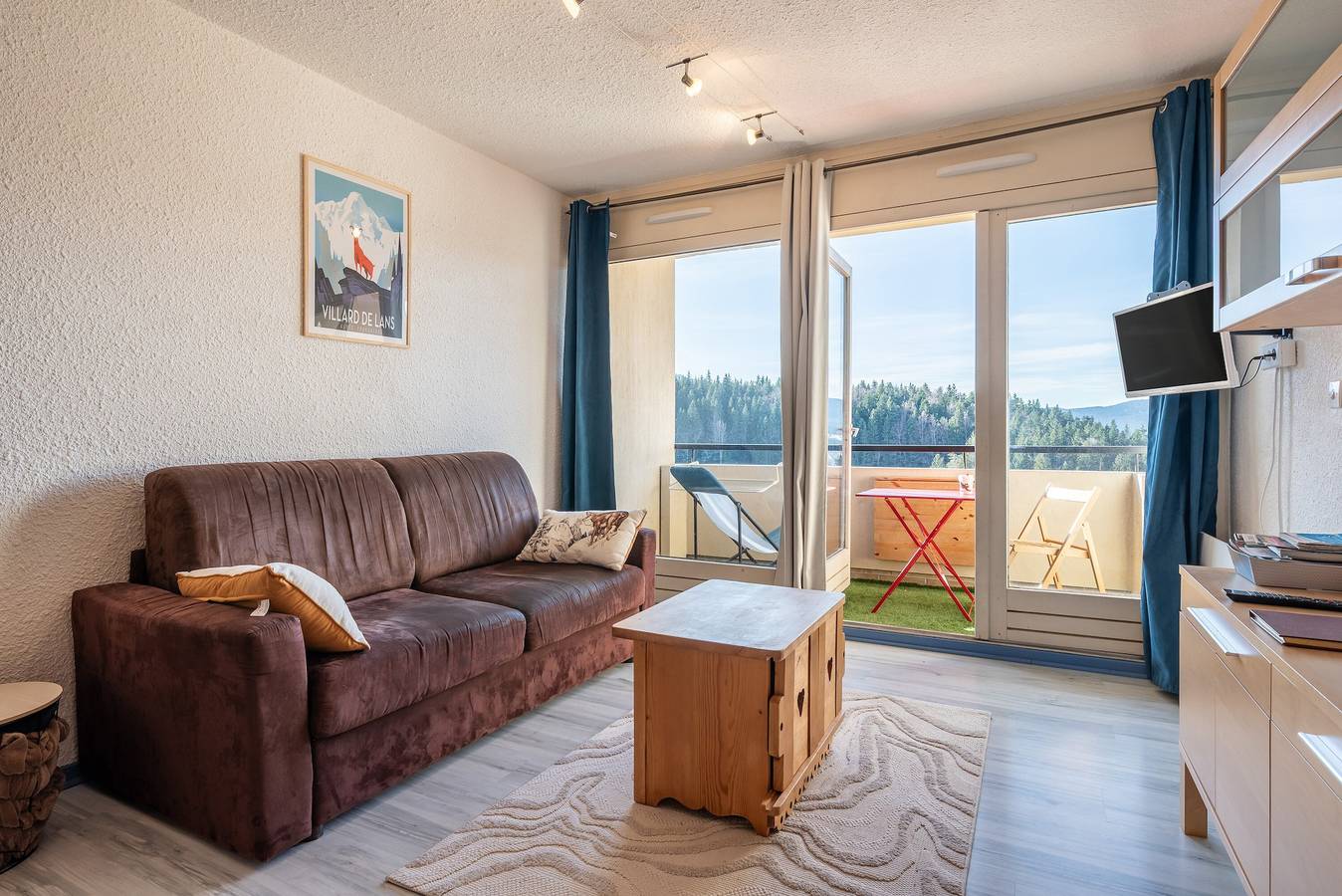 Estudio entero, Apartamento «Metamorfosis en la Cima» con vistas a la montaña y balcón in Villard-de-Lans, Parc naturel régional du Vercors