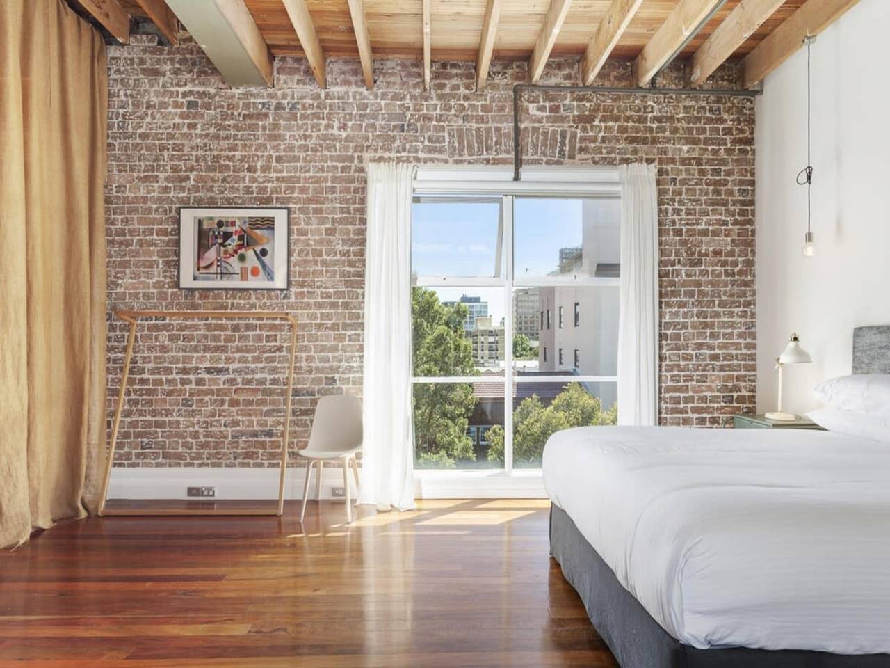 Ganzes Studio, Loft im New Yorker Stil im zentralen Geschäftsviertel von Sydney mit Blick auf die Stadt in Sydney, New South Wales
