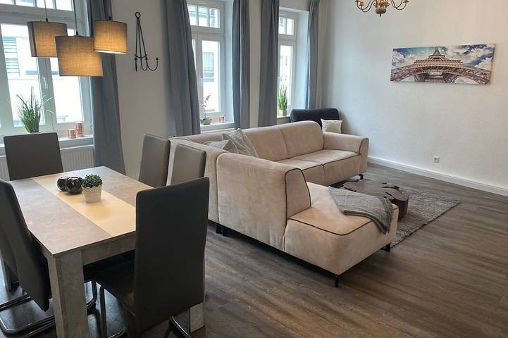 Ferienwohnung für 6 Personen, mit Balkon in Stadtmitte Rostock