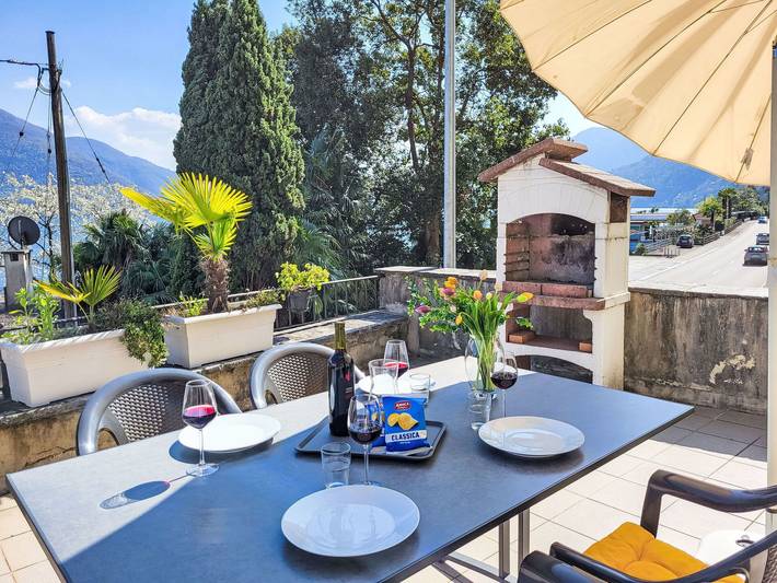 Ferienwohnung für 4 Personen, mit Seeblick und Terrasse in Brissago - 4