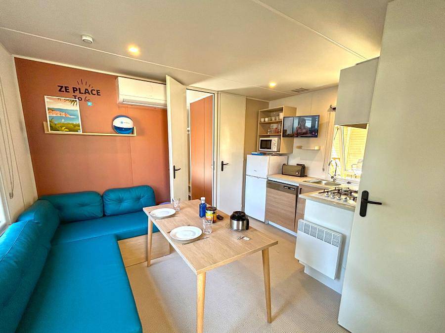 Camping Le Bosc - Mobilhome 5 personnes - Select Tv Lv Clim Plancha - 2ch - 4 ad+1enf-12ans in Saint-Cyprien, Côte d'Améthyste