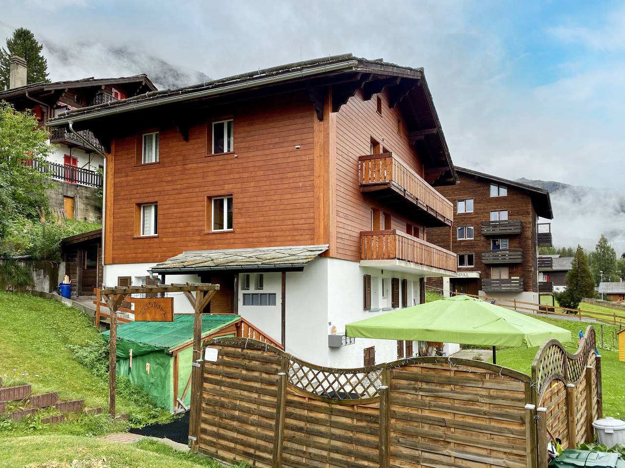 Geheel appartement, Chalet Jungtalblick Drieri in Grächen, Walliser Alpen