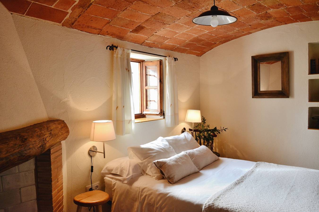 Landhaus 'Can Bonet - La Volta' mit Gemeinschaftspool, Wlan und Klimaanlage in Sant Martí Vell, Gironès