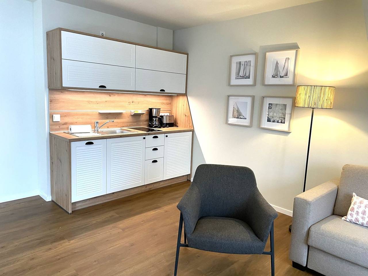 Ganze Wohnung, Haus Barth, Appartement 16 für bis zu 4 Personen. in Bodstedt, Fuhlendorf