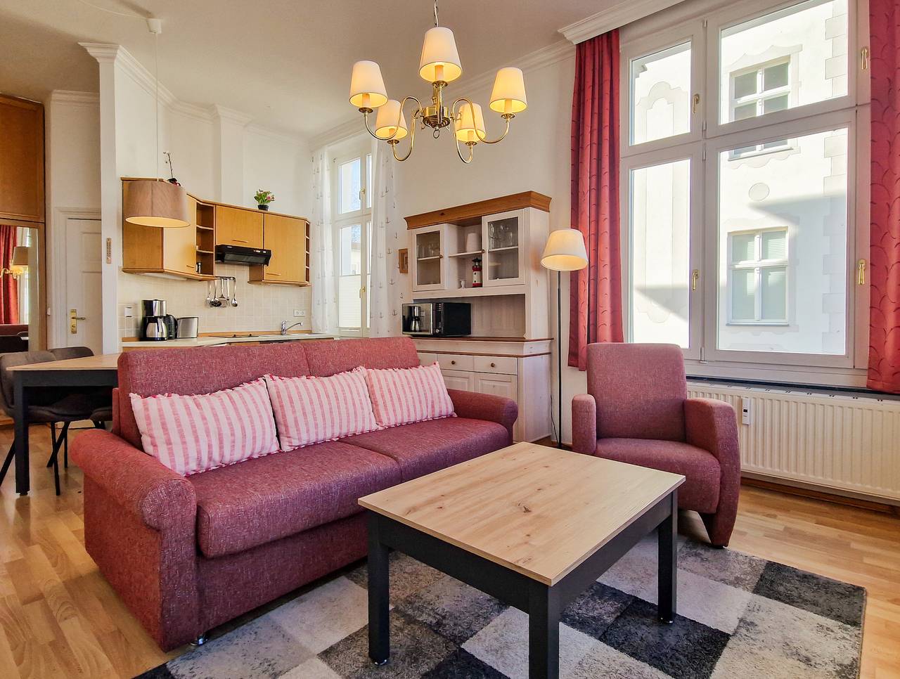 Ganze Ferienwohnung, (Brise) Villa Kurfürst App. 01 in Bansin, Heringsdorf