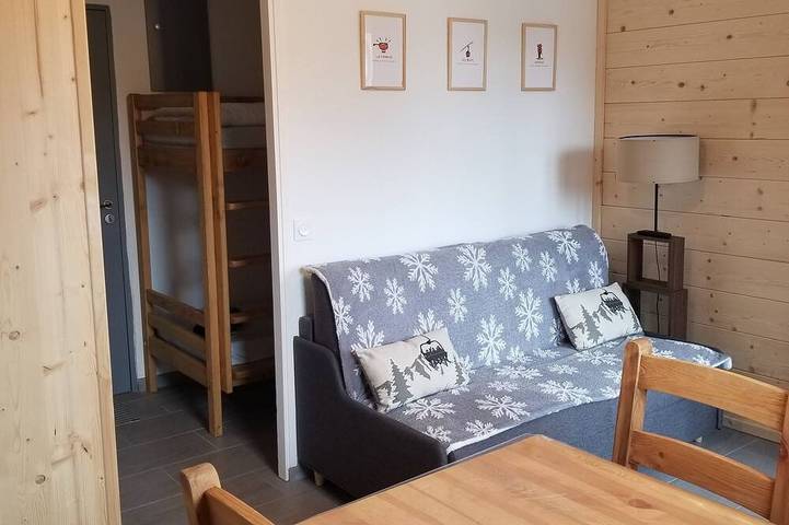 Gîte pour 4 personnes, avec balcon dans Station De Valmeinier