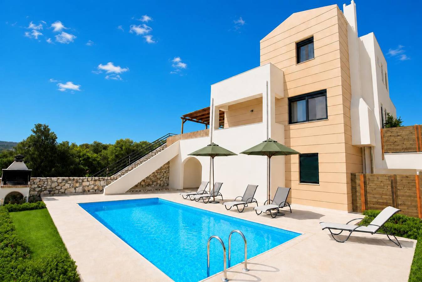 Villa für 8 Personen mit Balkon in Gerani (Rethymnon), Nikiforos Fokas