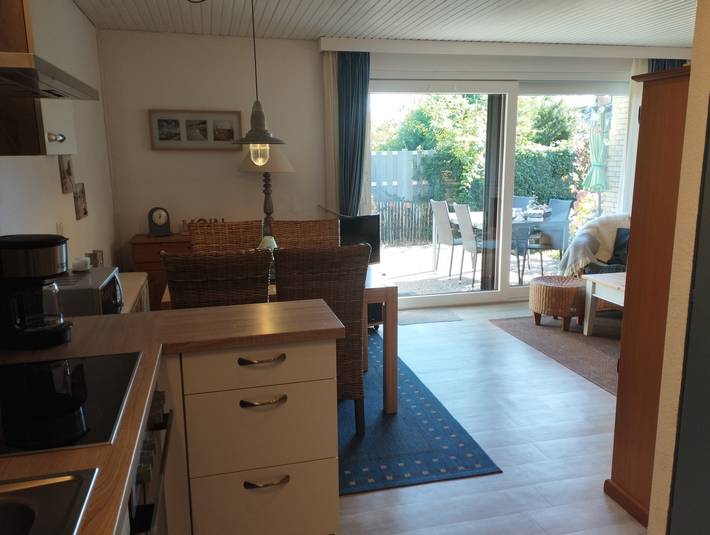 Dat Lütte Strandhus - 2-Raum-Doppelhaus-Hälfte in Badestrand Büsumer Deichhausen, Büsumer Deichhausen