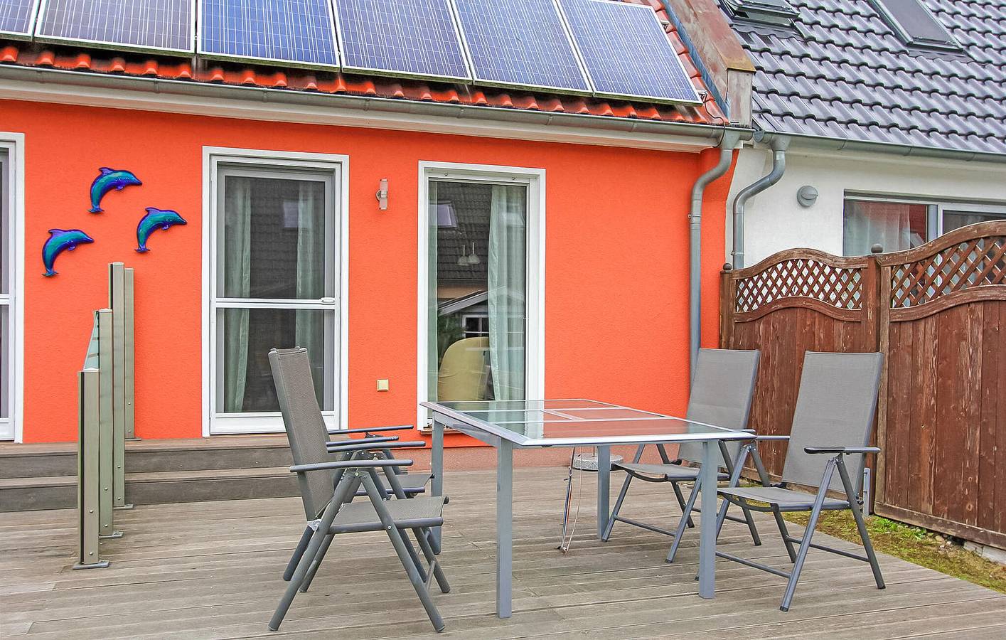 Charmante Wohnung mit Terrasse, Parkplatz & TV in der Nähe von Bodstedt Küstenlinie in Pruchten, Vorpommern