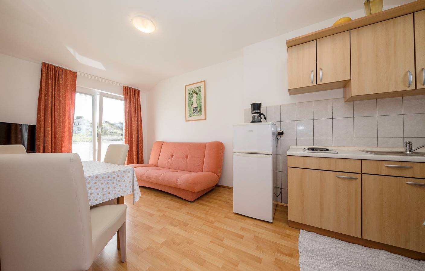 Ganze Wohnung, Apartment Stanicic A1 mit Balkon und Meerblick in Kampor, Rab