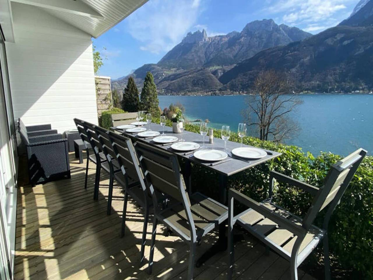 Appartement entier, Maison à Bredannaz avec vue sur le lac d'Annecy in Doussard, Parc naturel régional du Massif des Bauges