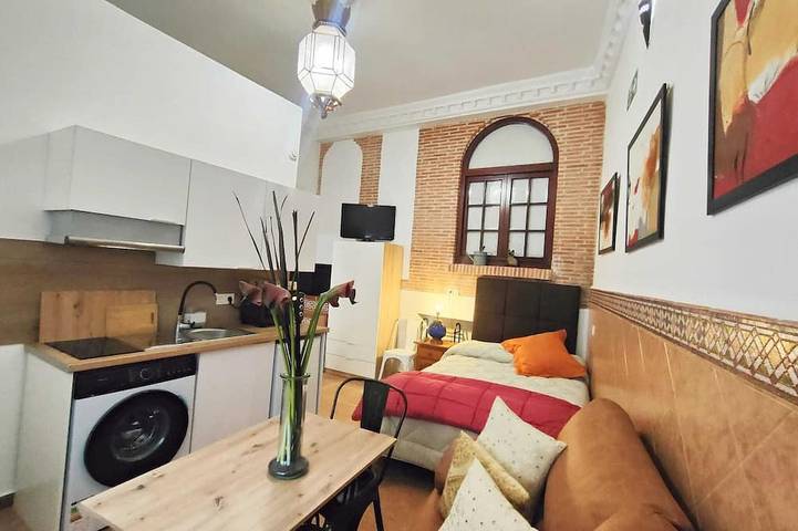 Appartement entier, Central And Special Deluxe Studio, Everything Within Walking Distance And Very Coquettish in Centro (Salamanca), Salamanque