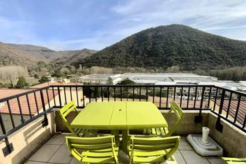 Gîte pour 6 personnes, avec balcon à Avène