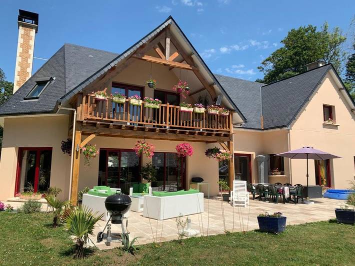 Chambre d’hôte pour 2 personnes, avec vue et jardin à Senneville-sur-Fécamp