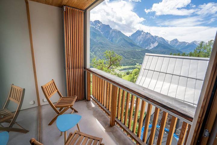 Ferienwohnung für 4 Personen, mit Balkon in Sent