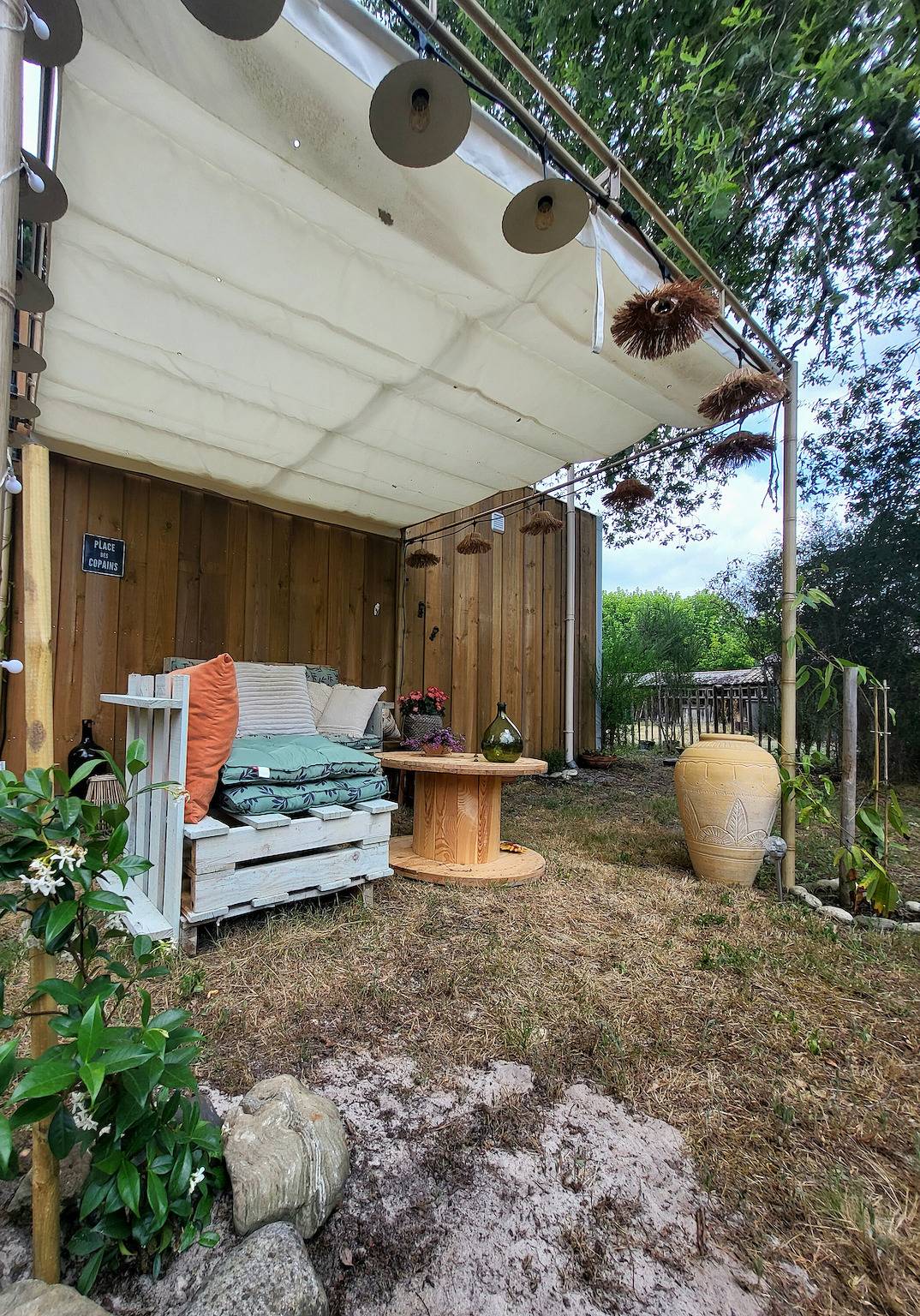 Maison de vacances 'La Tiny' avec terrasse privée, Wi-Fi et climatisation in Goualade, Région de Langon