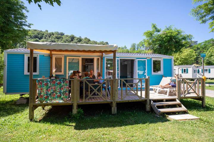 Caravane pour 6 personnes, avec Balcon/Terrasse et Terrasse