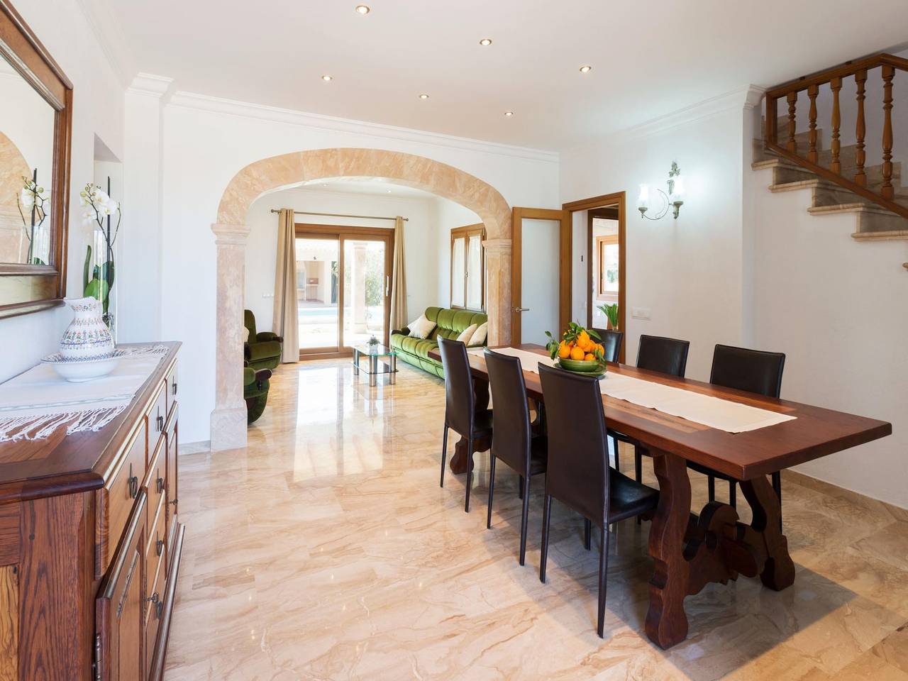 Moderne rustikale Landvilla mit Pool in Lloseta, Mallorca Inselmitte