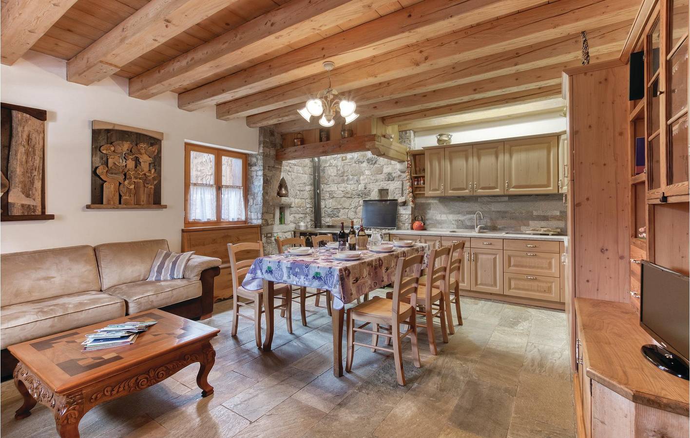 Gemütliches 1BR Apartment in der Nähe von Stadt & Fluss in Comeglians, Südliche Karnische Alpen
