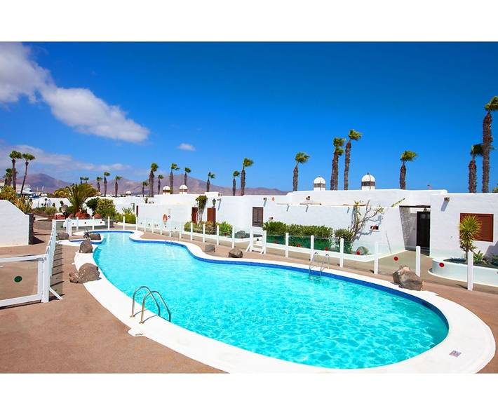 Apartamento para 5 personas, con jardín en Playa Blanca