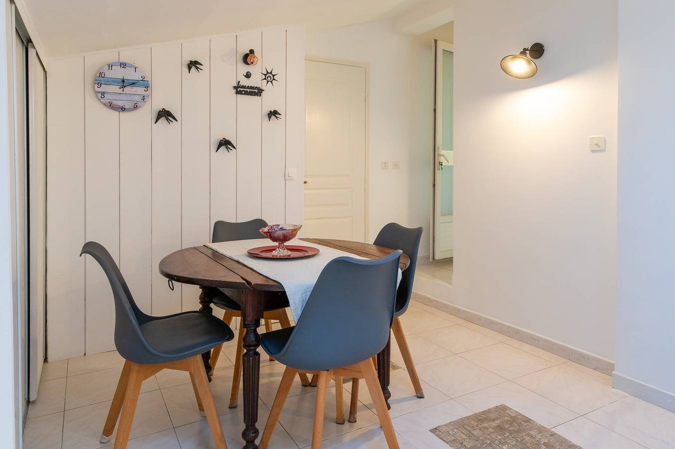 Casa de vacaciones 'F2 a 100 m de la playa' con vistas a la montaña, Wi-Fi y aire acondicionado in Borgo, Región de Bastia