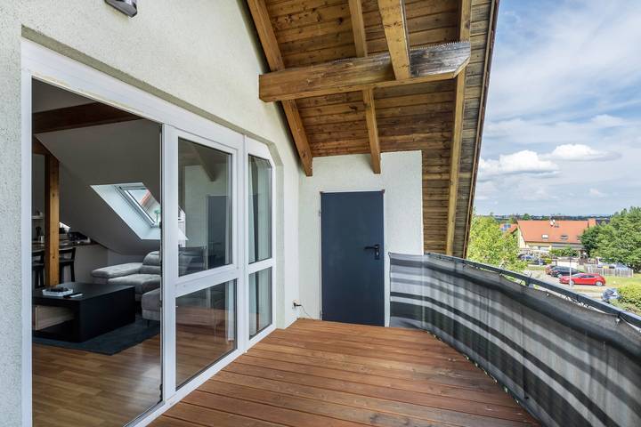Ferienwohnung für 5 Personen, mit Balkon und Garten in Sachsen