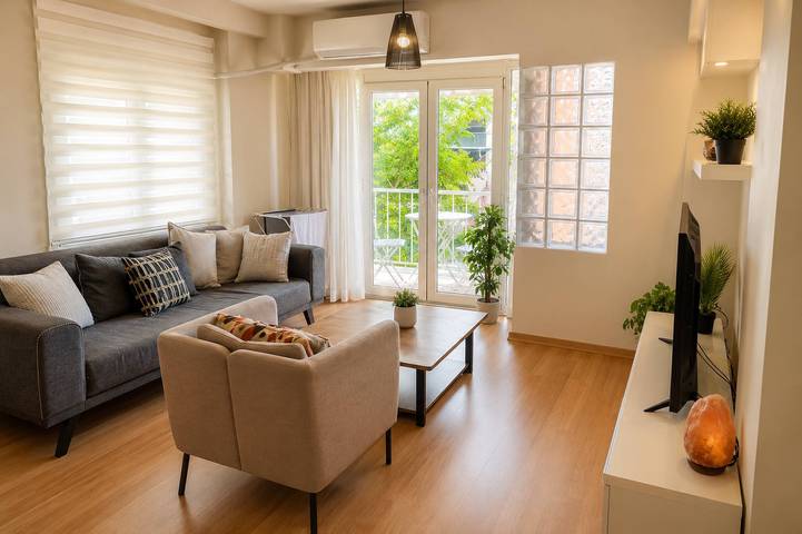 Appartamento per 3 persone, con Balcone/Terrazza a Istanbul