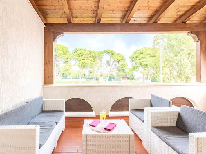 Gîte pour 5 personnes, avec jardin dans Specchiolla