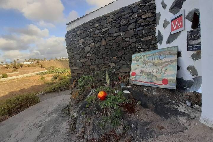 Ganze Wohnung, Gemütliches Studio mit Eigene Terrase, Haustierfreundlich, Ozeanblick in Firgas, Gran Canaria Nord