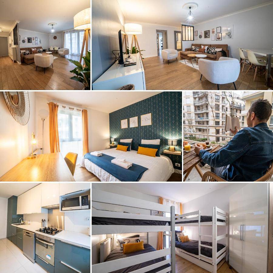 Appartement entier, Le Bord de Seine 5min à pieds Gare Parking Privé Gratuit in Rueil-Malmaison, Hauts-de-Seine
