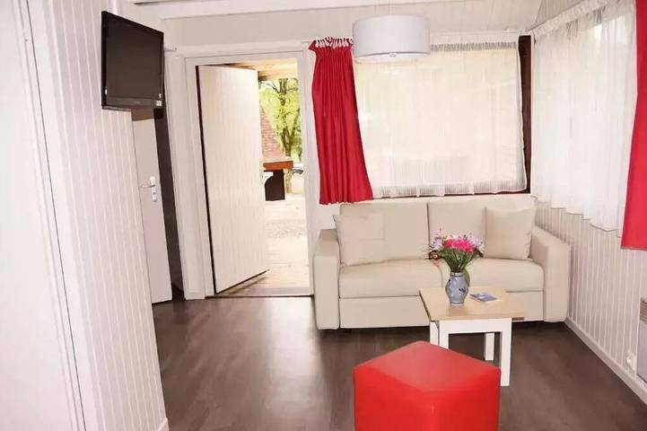 Chalet pour 5 personnes, avec jardin et sauna