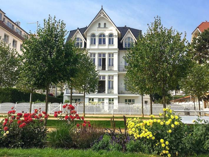 Ferienhaus mit Meerblick für 2 Personen, mit Balkon in Drei Kaiserbäder