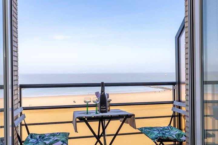 Ferienwohnung für 4 Personen, mit Meerblick und Garten in Knokke-Heist