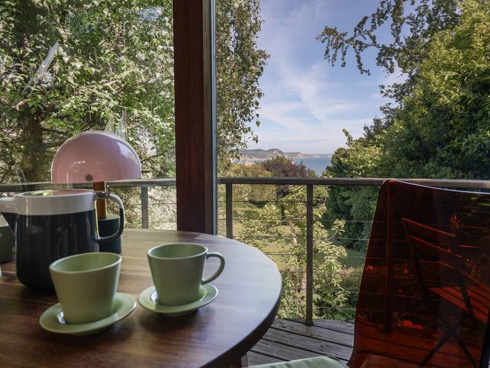 Ferienhaus für 2 Personen, mit Balkon/Terrasse und Garten in Dorset - 3