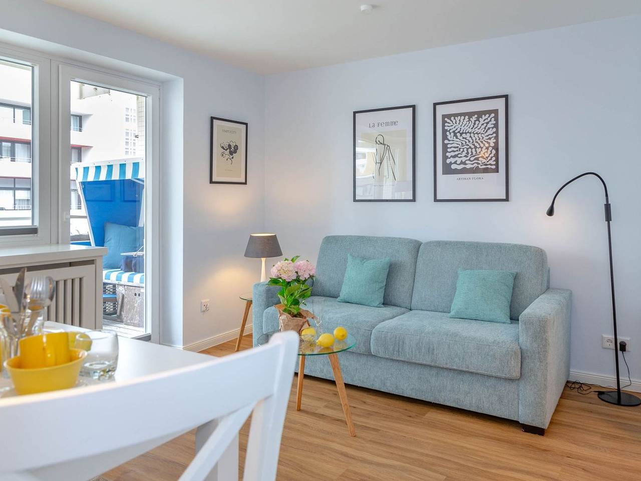 Ganze Ferienwohnung, Andreas-Dirks-Straße 1 - Strandkönig 3 - Direkte Strandlage, mod. 1 Zimmerap. mit Balkon in Westerland, Sylt (Gemeinde)