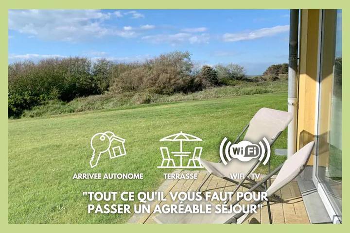 Appartement de vacances pour 4 personnes, avec jardin et vue