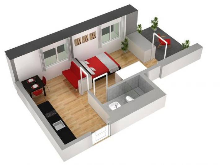 Gîte pour 2 personnes, avec balcon, animaux acceptés à Zurich - 3