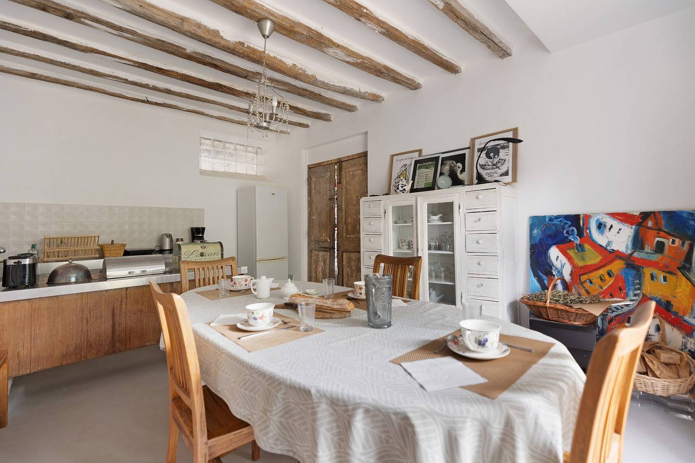 Chambre d’hôtes « Chambre Terrasse » avec terrasse, jardin partagés et Wi-Fi in La Possonnière, Vallée de la Loire