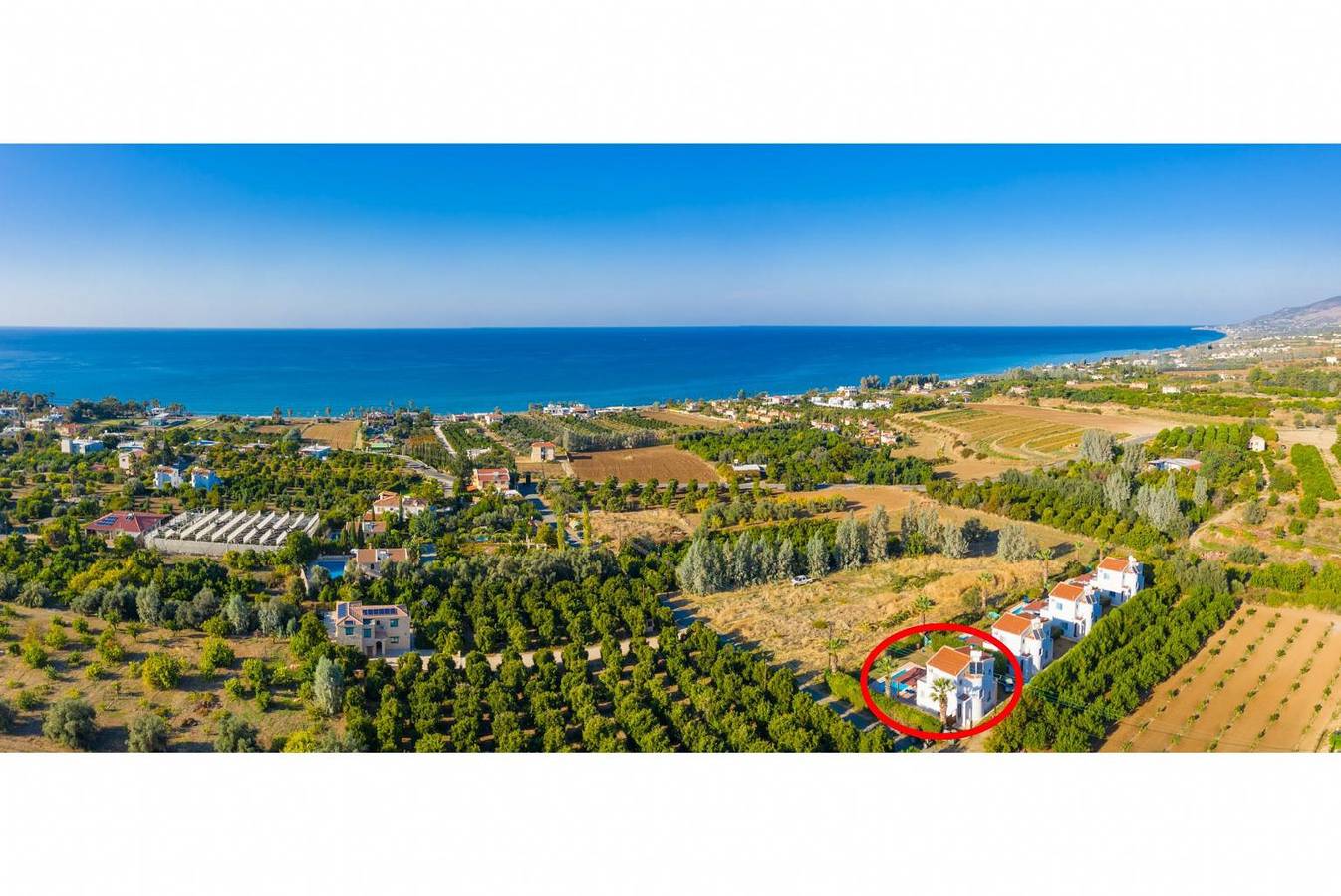 Villa für 6 Personen mit Meerblick in Αργάκα, Südzypern
