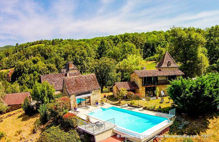 Gîte pour 7 personnes, avec jardin ainsi que piscine et balcon dans le Lot - 2