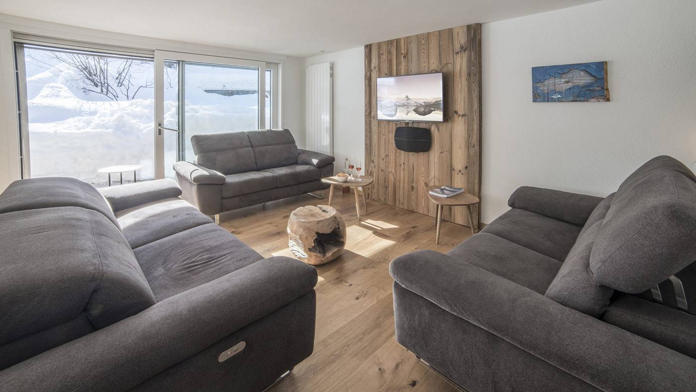 Apartamento entero, Apartamento de vacaciones para 8 personas con sauna in Zermatt, Alpes del Valais