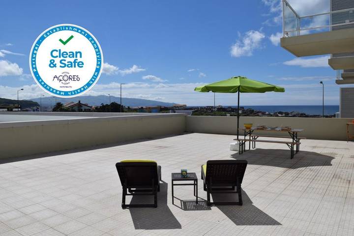 Casa de férias para 6 pessoas, com terraço e vista em Ribeira Grande (Açores)