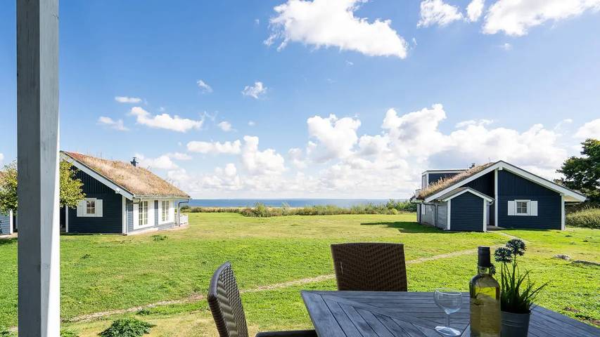 Ferienhaus mit meerblick für 5 Personen, mit Balkon und Terrasse sowie Garten und Sauna