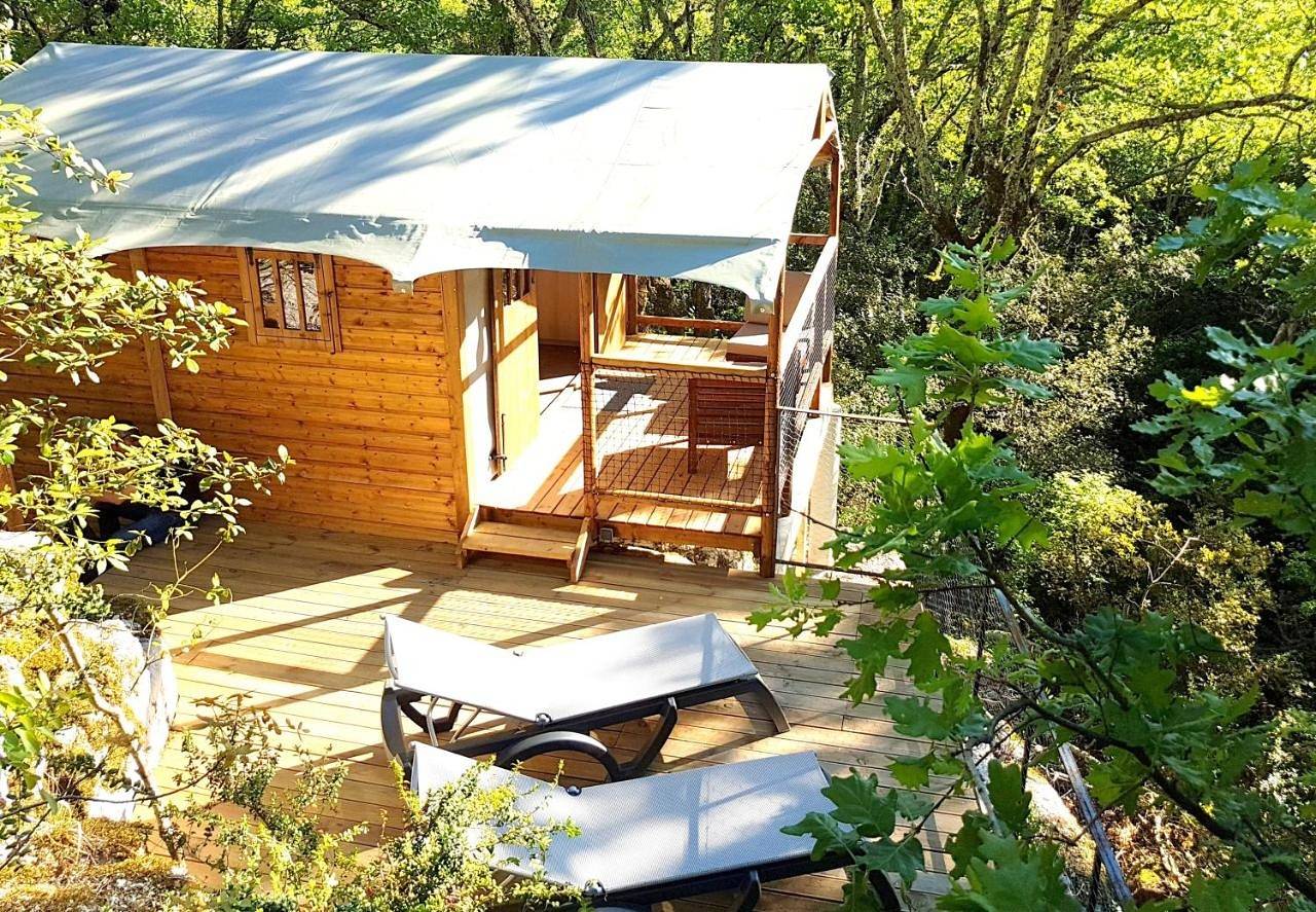 Cabanes Lodges Le Servière in Balazuc, Ardèche