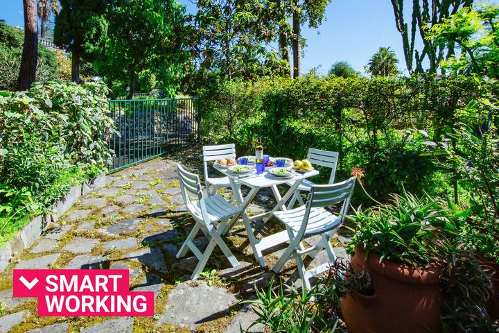 Gîte pour 4 personnes, avec jardin à San Remo