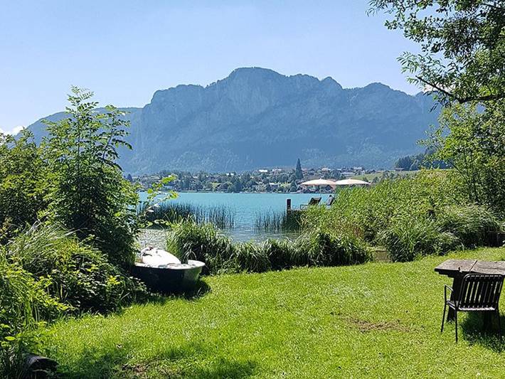 Hütte für 5 Personen, mit Garten und Seeblick sowie Terrasse im Salzkammergut - 3