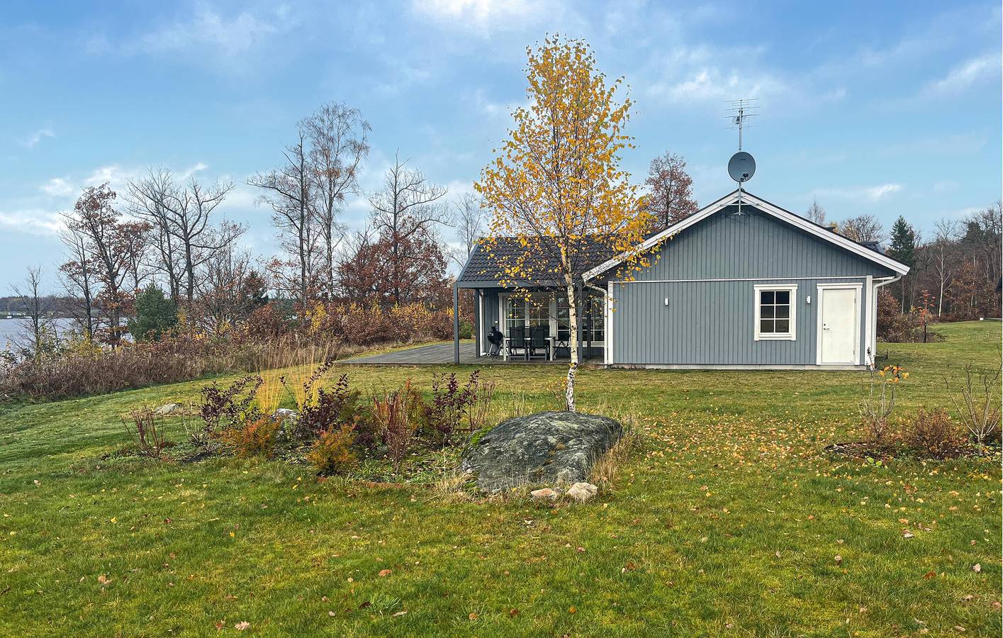 Ferienhaus für 6 Personen mit Garten in Bolmen