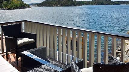 Ferienhaus für 4 Personen, mit Ausblick und Terrasse in Bømlo